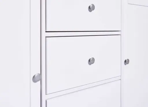 Kommode - B ca. 160 cm, Weiß