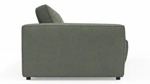 Sofa Lilaia - 1,5-Sitzer XL mit 1,5-Sitzer XL Tief, Stoff, Olivgrün