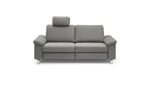 Sofa CALM PLUS - 3-Sitzer, 2x Relaxfunktion, Stoff, Steingrau
