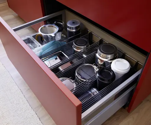 Inselküche 54.160 CO 4 522, Tiefblau samtmatt