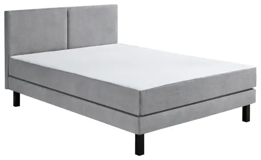 Boxbett- Liegefläche ca. 140x200 cm, Stoff, Grau