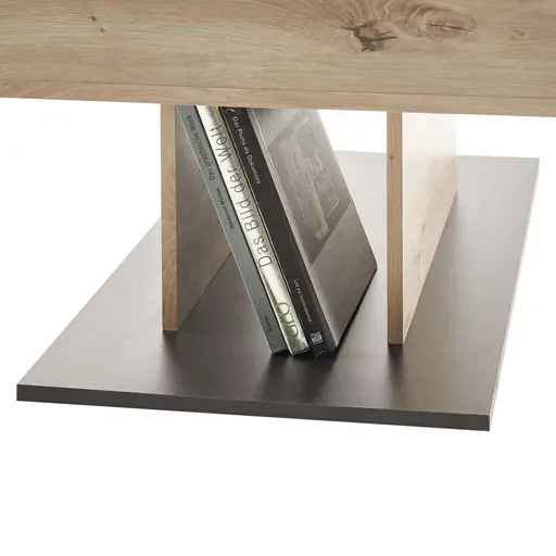 Couchtisch - B/H/T ca. 100x45x60 cm, Artisan Eiche Dekor