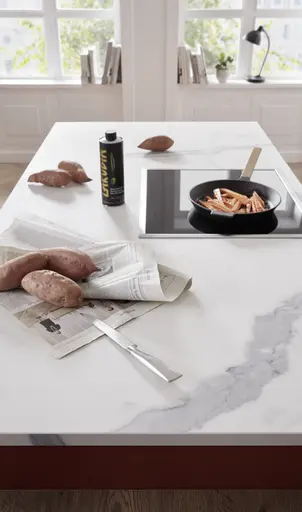 Inselküche 56.180 GL 11 519, Indischrot samtmatt