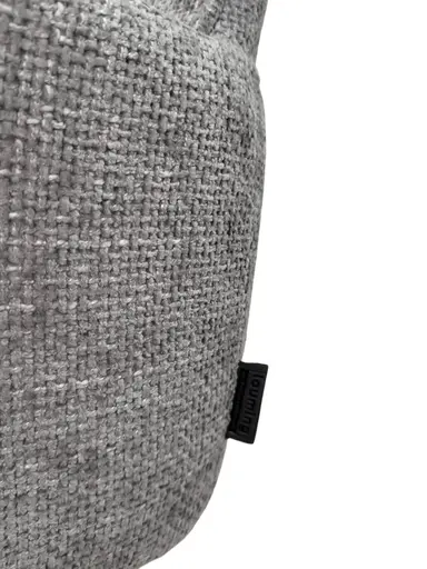 Armlehnstuhl MILENA - drehbar, Stoff, Silberfarben