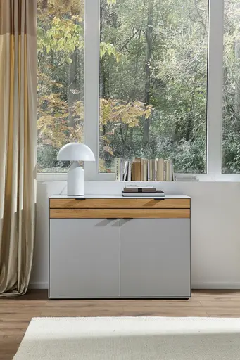 Kommode Scottsdale - Lack, Samtgrau