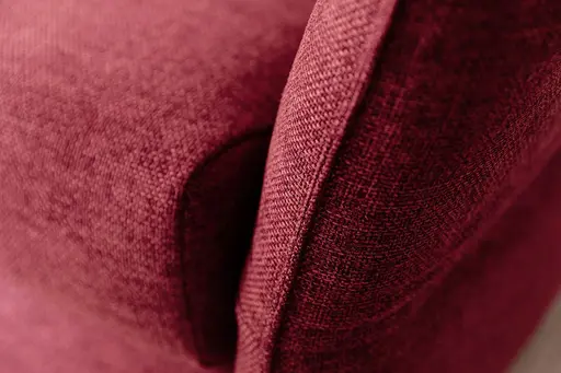 Sofa - 2-Sitzer, Relaxfunktion/Schlaffunktion, Stoff, Rot