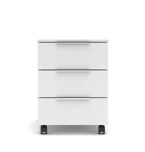 Rollcontainer - B ca. 45 cm, Weiß