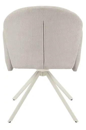 Armlehnstuhl - drehbar, Stoff, Beige-Creme