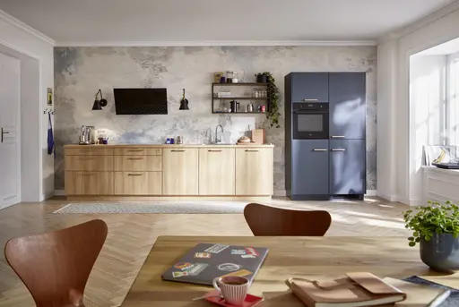 Küchenzeile 51.210 GL 2 525, tiefblau matt