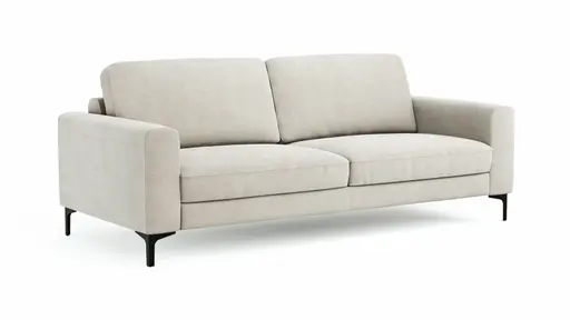 Sofa Oviedo - 3-Sitzer, Stoff, Natur