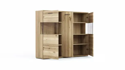 Highboard Paso - Asteiche bianco