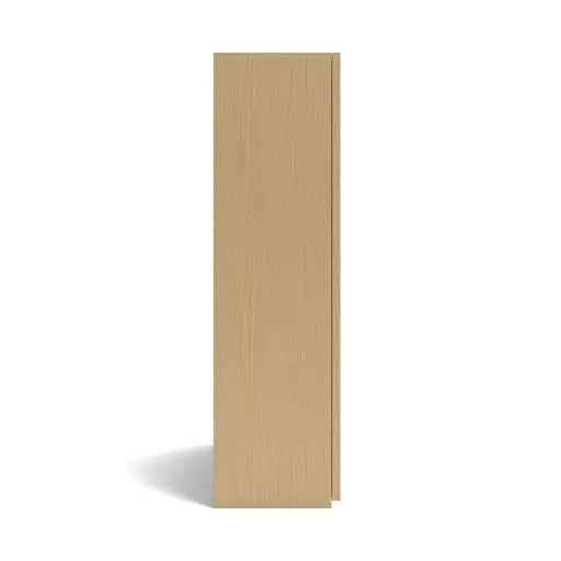 Schwebetürenschrank Caluma - B. ca. 271cm, Furnier, Balkeneiche