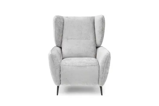 TV-Sessel - Relaxfunktion, Stoff, Silberfarben