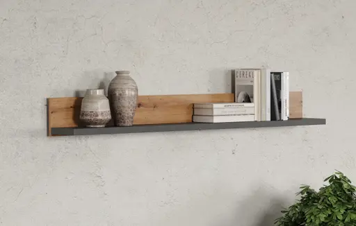 Wandboard - Eiche Dekor, Graphit