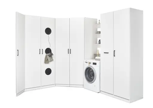 Schranksystem RHONDA- Weiß