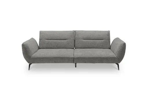 Megasofa PAYTON - 3-Sitzer, Stoff, Grau