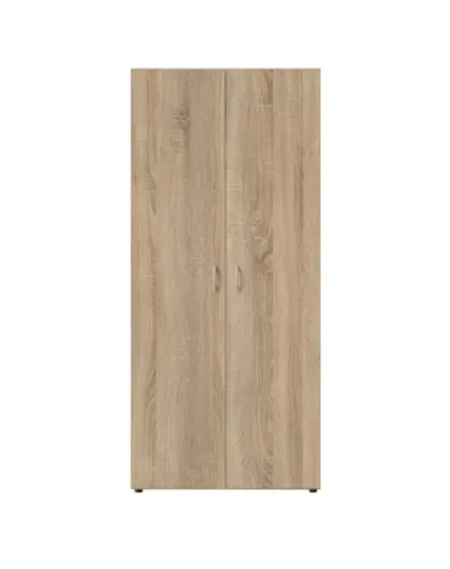 Drehtürenschrank- B ca. 80 cm, Eiche Dekor