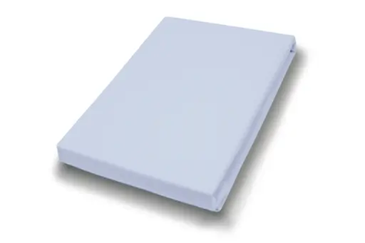 Topper-Spannbetttuch 03601 - ca. 90-100x200 cm, Hellgrau