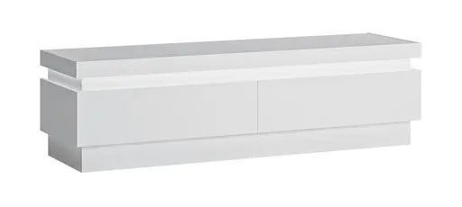 TV-Unterteil - mit Beleuchtung, Weiß