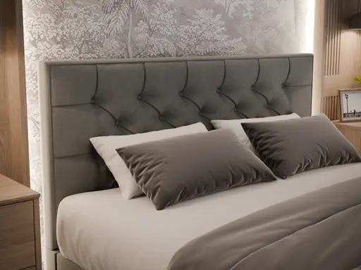 Boxbett- Liegefläche ca. 140x200 cm, Grau