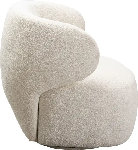 Drehsessel- Stoff, Creme