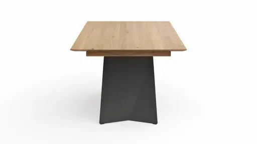 Esstisch 3100 - LB ca. 200x100 cm, beiseitig ausziehbar, Asteiche massiv, Geölt
