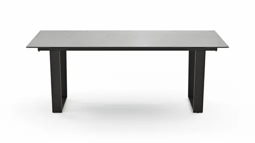 Esstisch Dinner - verlängerbar, LB ca. 200x95 cm, Kunststoff, Hellgrau