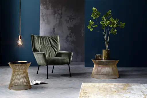 Sessel Maximilian - Stoff, Grün