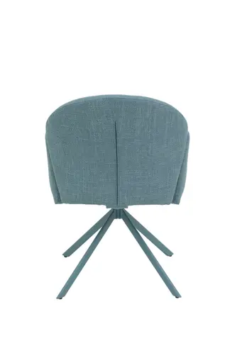 Armlehnstuhl - drehbar, Stoff, Petrol