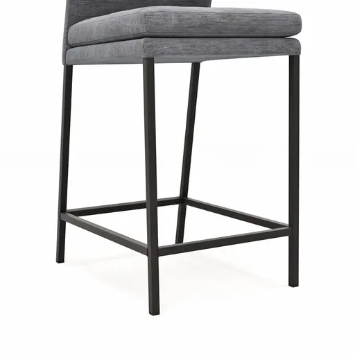 Tresenhocker Carry - Stoff, Grau