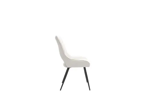 Stuhl MEAVE - Stoff, Creme