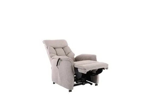 TV-Sessel MARLO - Aufstehhilfe, Relaxfunktion, Kopfteilverstellung, Stoff, Braunbeige