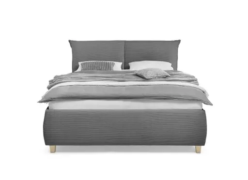 Bettgestell ALICA- Liegefläche ca. 180x200 cm, Stoff, Anthrazit