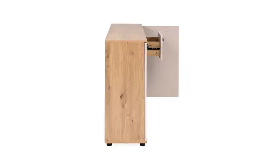 Sideboard- B a. 107 cm, Eiche Dekor, Beige