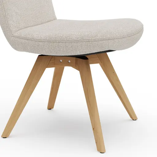 Stuhl Kamari - Stoff, Beige