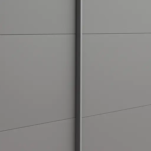 Schwebetürenschrank Viana - B ca. 212 cm, Lack, Steingrau