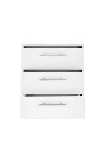 Rollcontainer - B ca. 40 cm, Weiß