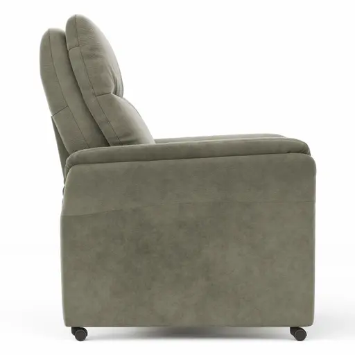 Sessel Bogota - Stoff, Schlammgrün