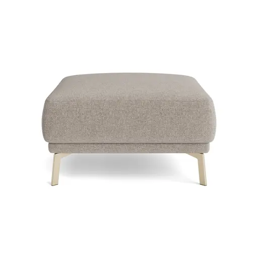 Hocker Bolonia - Stoff, Graubeige