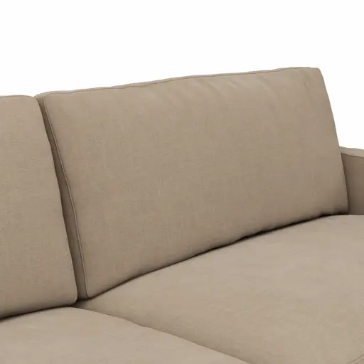 Sofa Janne - 3-Sitzer, Stoff, Nougat