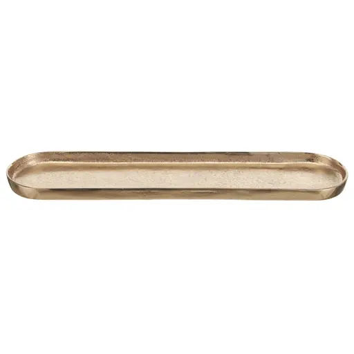 Deko-Schale - LBH ca. 54x14x2,5 cm, Goldfarben