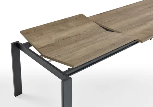 Esstisch - ausziehbar, LB ca. 180x100cm, Dekor Halifax Tabak