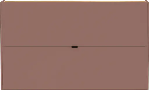 Schuhschrank GIANNA - B ca. 140 cm, Toffee, Navarra Eiche Nachbildung