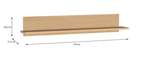Wandboard FAID- Sandeiche Dekor