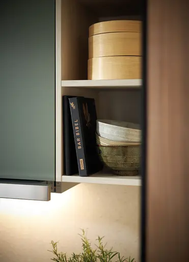 Küchenzeile 51.220 10 525, Eukalyptusgrün matt AFP