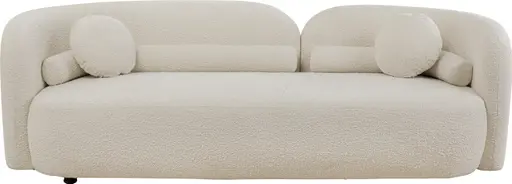 Sofa- 3 Sitzer, Stoff, Beige