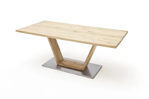 Esstisch - LB ca. 180x90 cm, Balkeneiche massiv