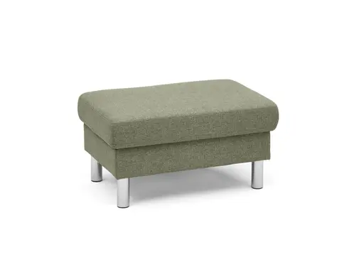 Hocker COOL - BL. ca. 70x70, mit Stauraum, Stoff, Hellgrün