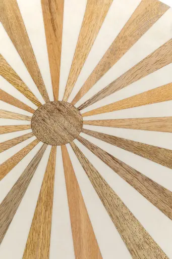 Beistelltisch- DH ca. 40x50 cm, Faserplatte, Cirque Gold/Weiß, Gold