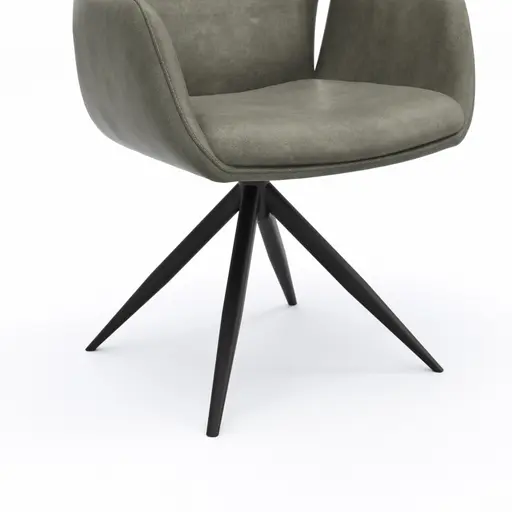 Armlehnstuhl Dalyan - drehbar, Stoff, Grau